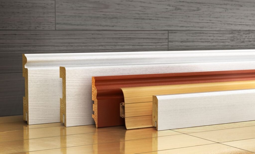 Différents types de plinthes à peindre