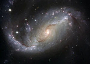 Photo d'une galaxie dans l'espace