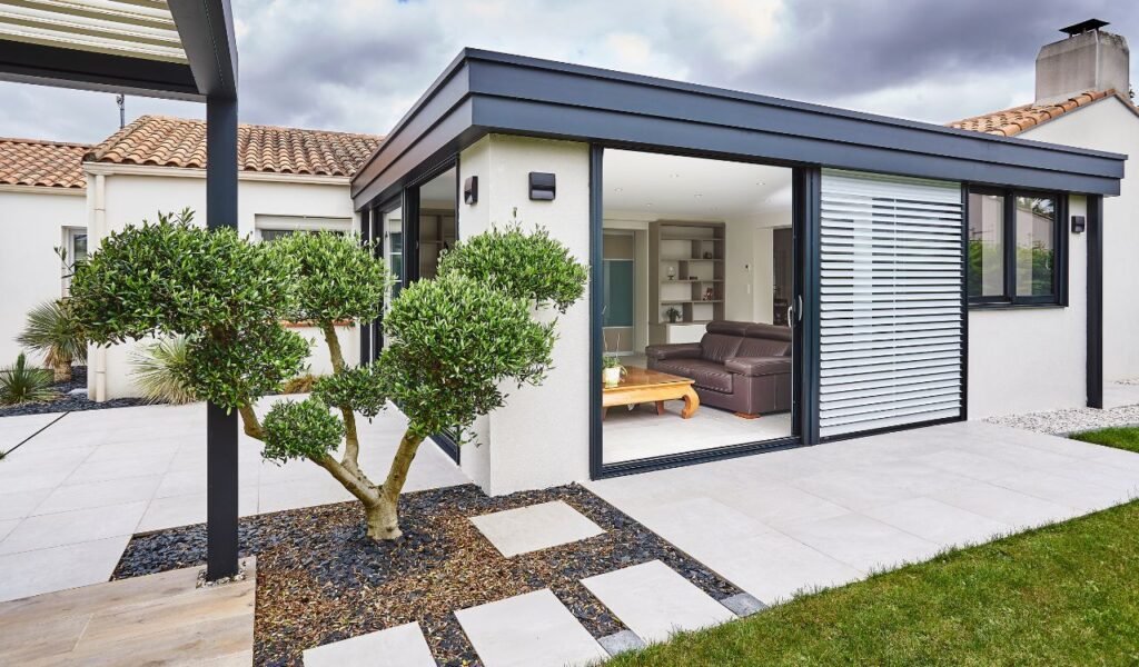 aménagement intérieur extension de maison moderne