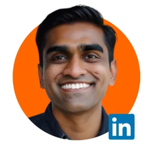 Portrait de Amrish, ingénieur en intelligence artificielle chez HELMO