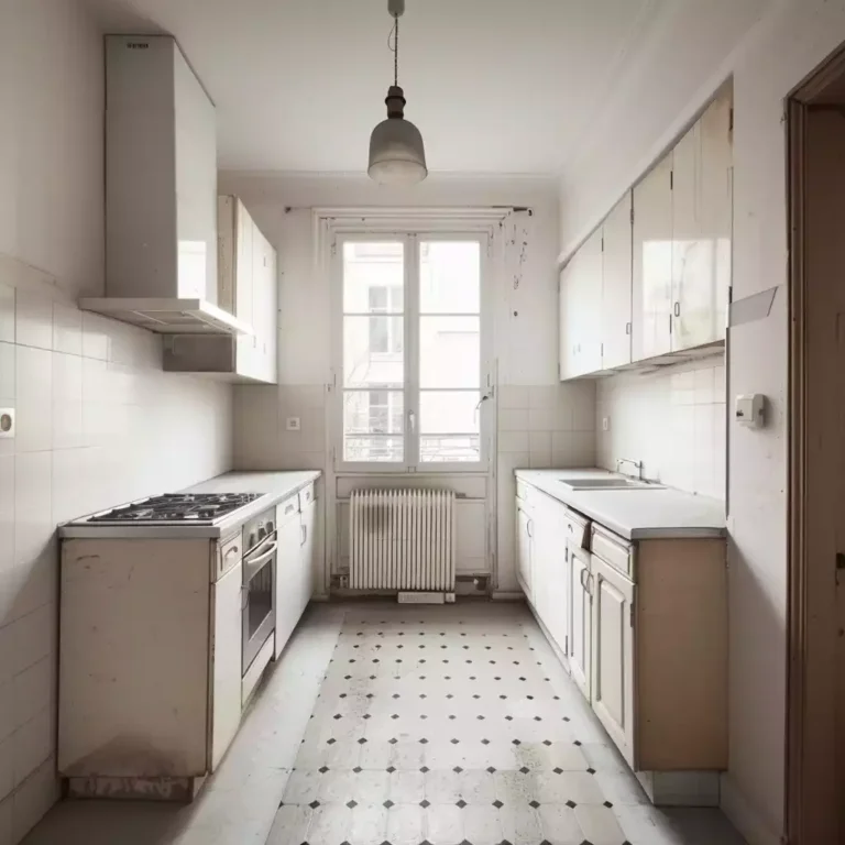 Cuisine de notre client avant les travaux de rénovation