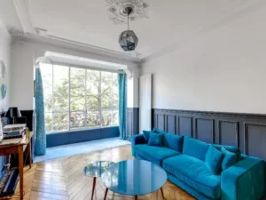 Photo du salon de notre client après travaux de peinture
