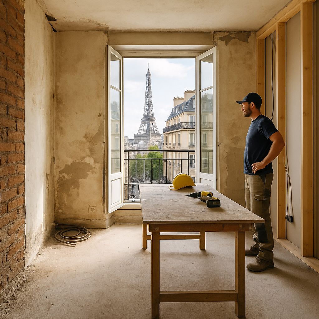 Entreprise rénovation appartement Paris 