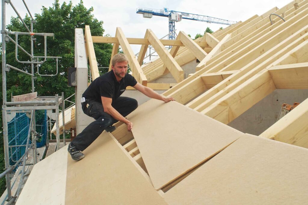 fibre de bois pour l'isolation de toiture
