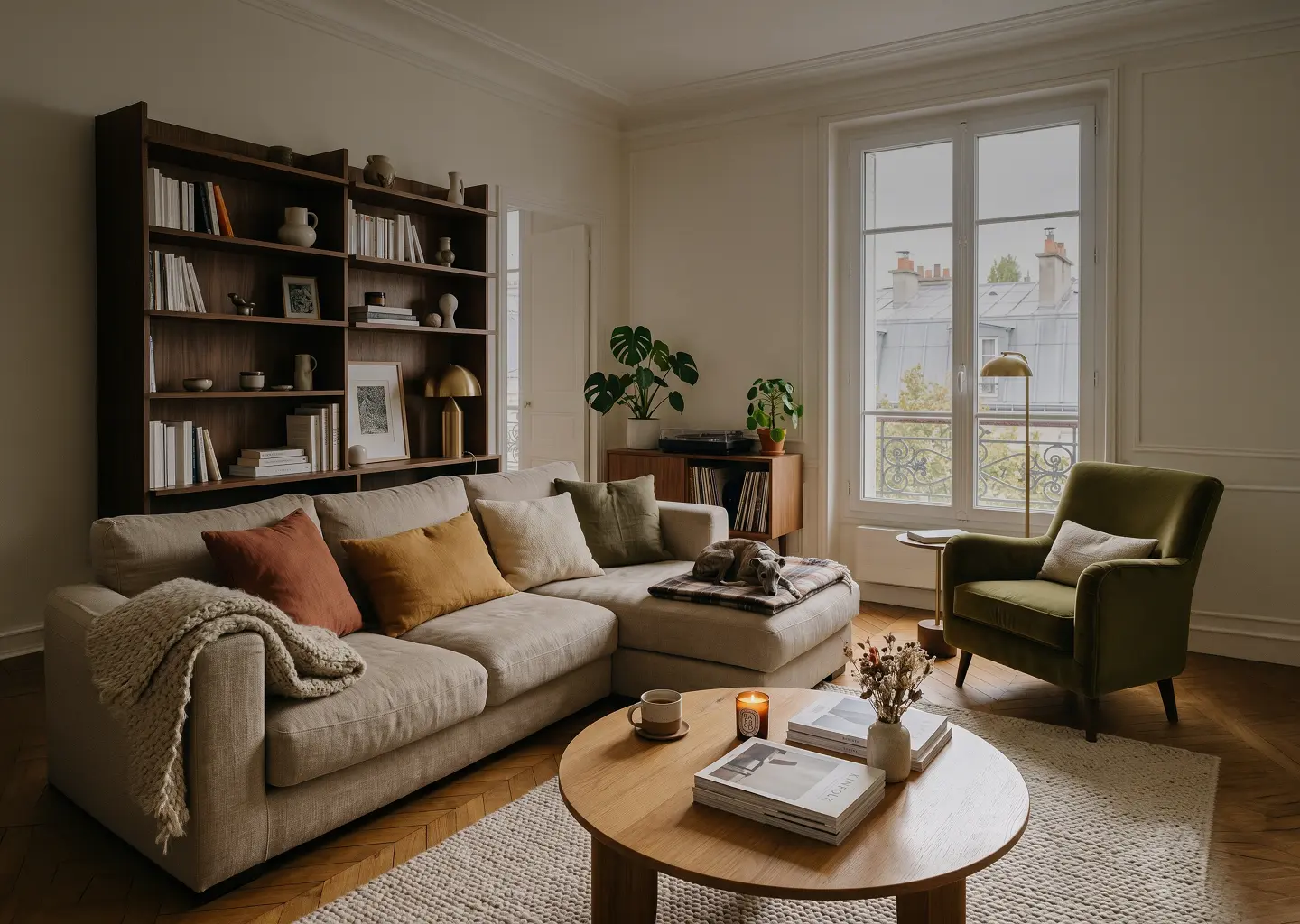 rénovations dans un salon rustique