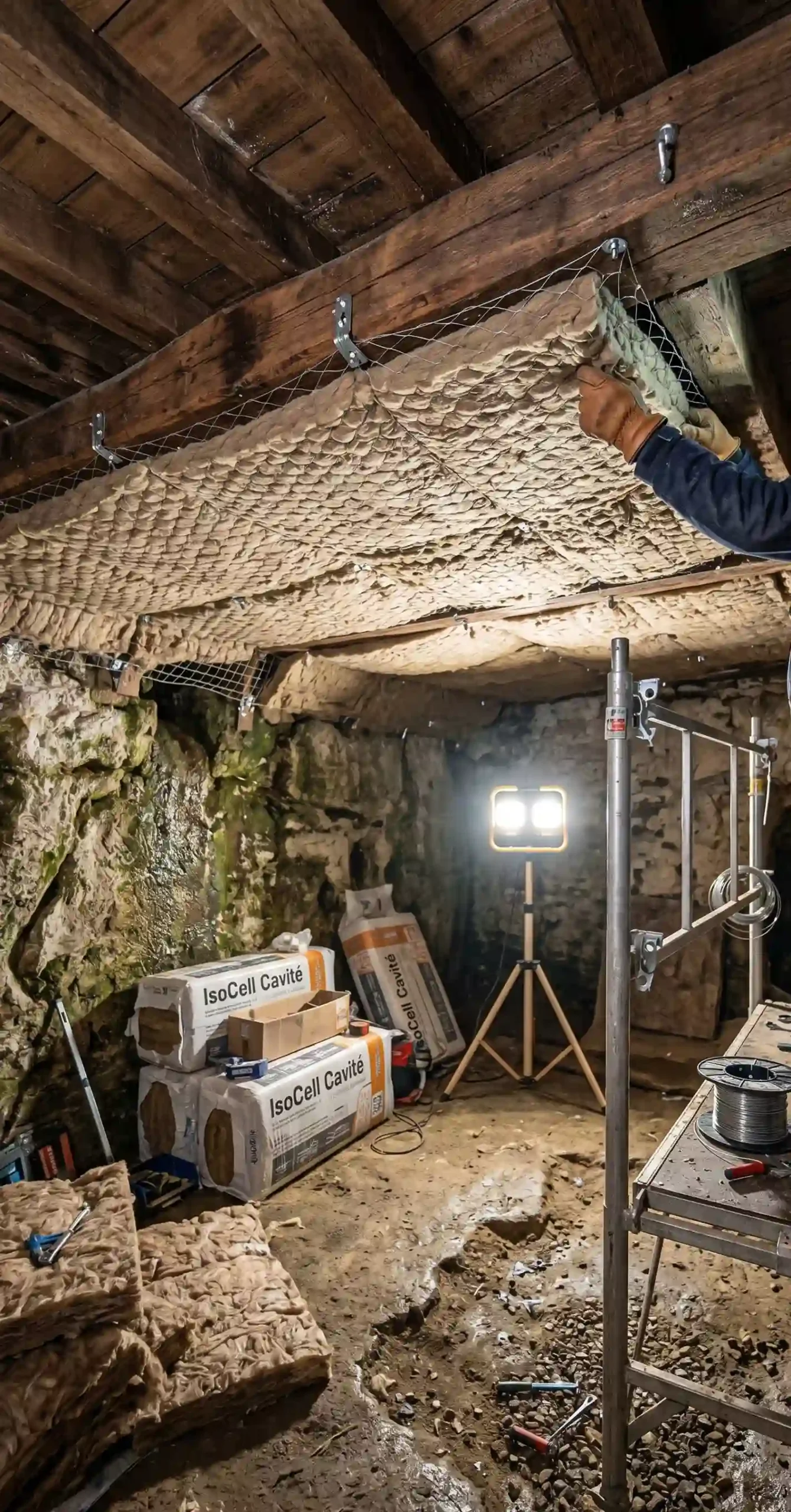 Finition soignée lors de la pose d'une solution d'isolation thermique