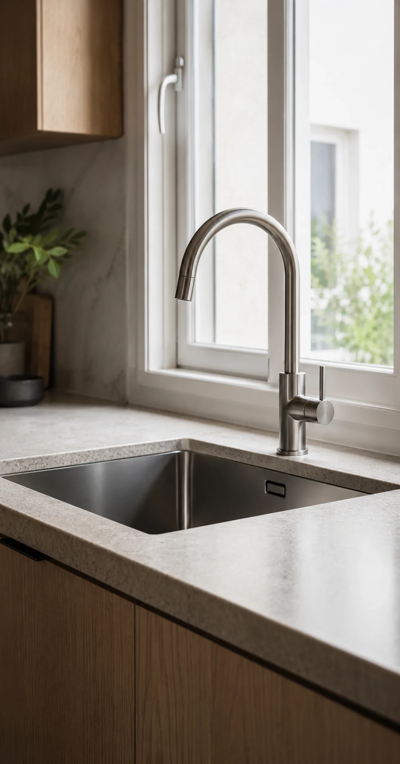 Installation de plomberie sanitaire intégrée dans un logement
