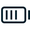 icône d'une batterie remplie