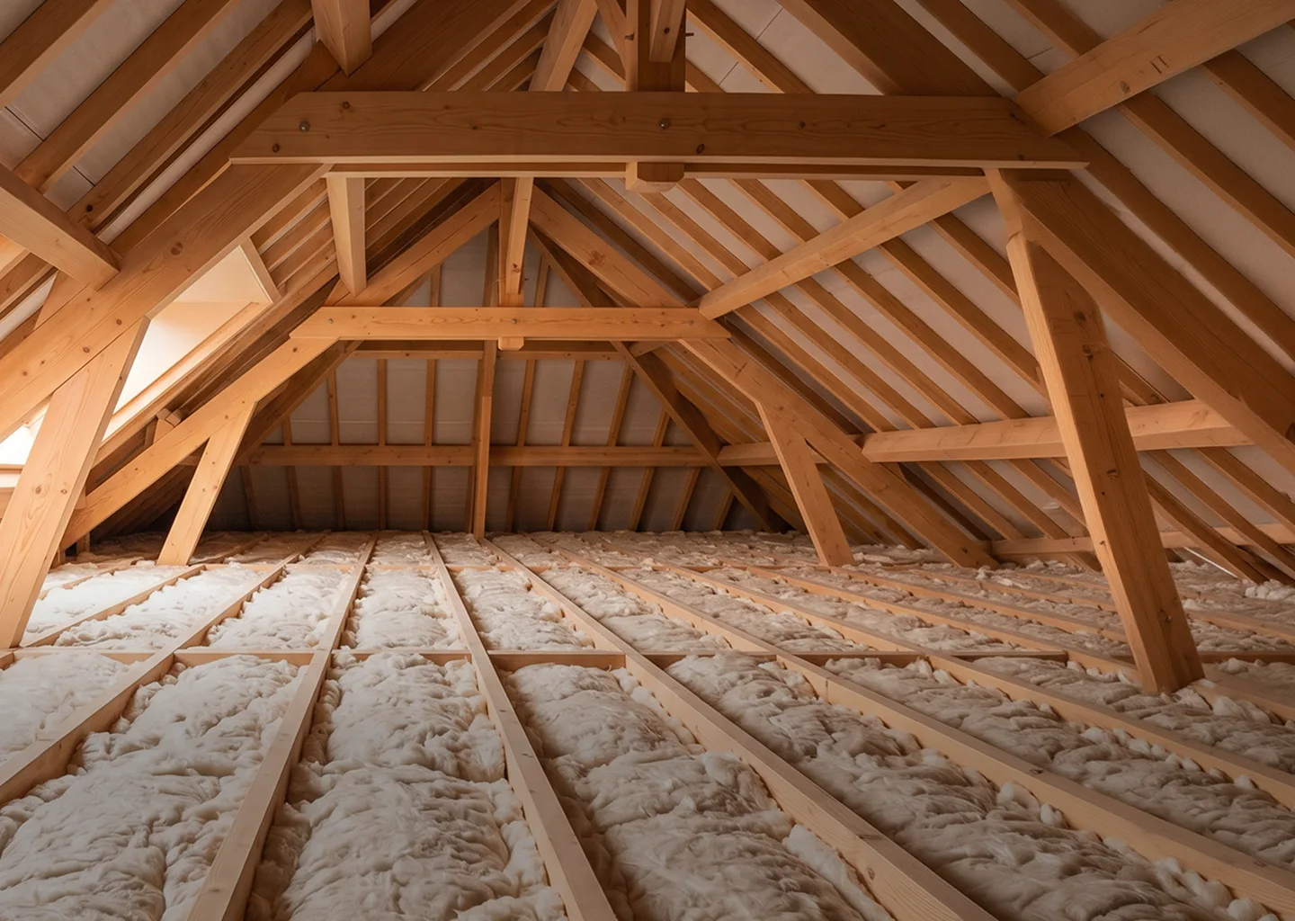 Chantier de rénovation énergétique avec finitions de haute qualité