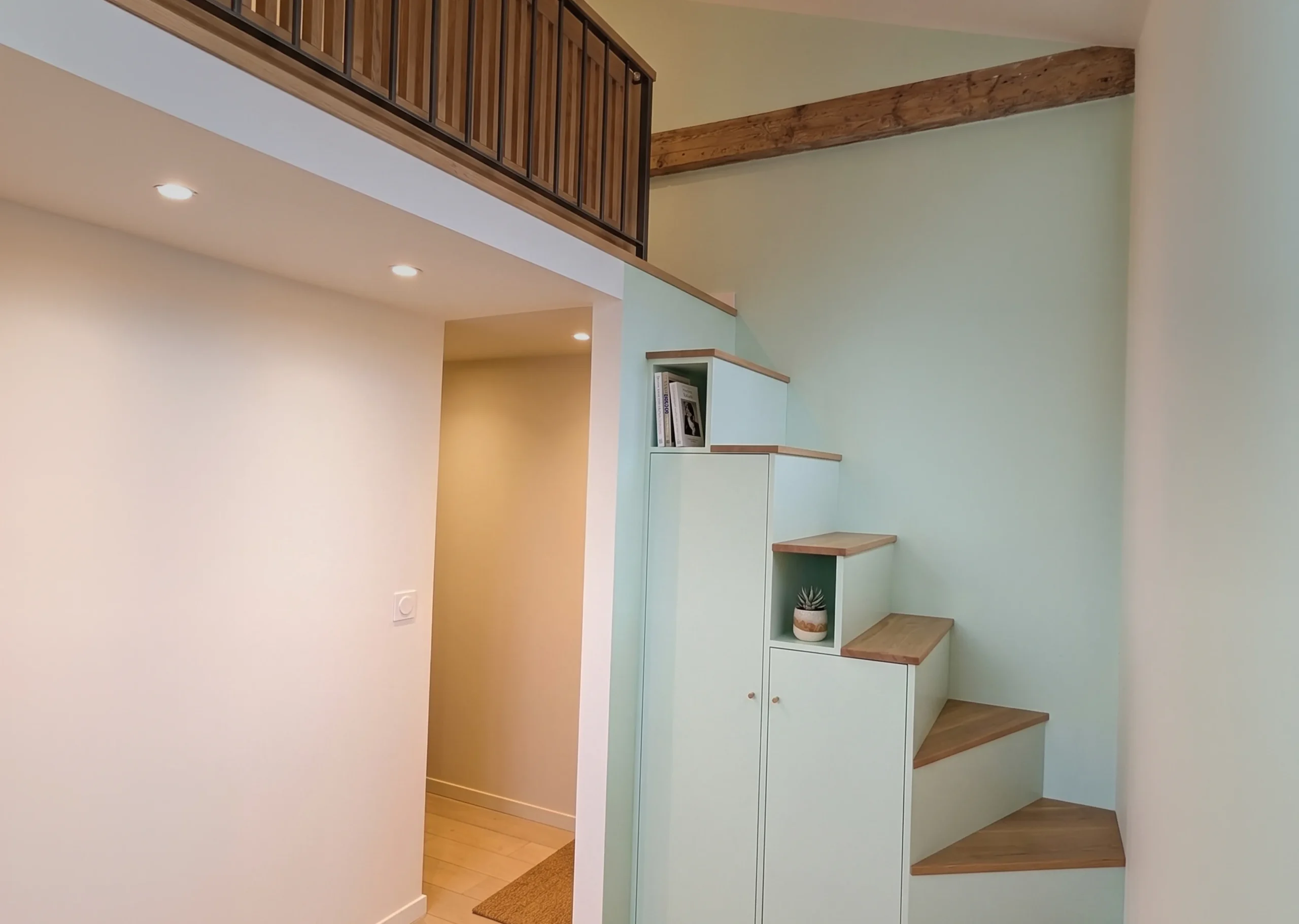 Finition haut de gamme et détails techniques d'un projet de rénovation livré