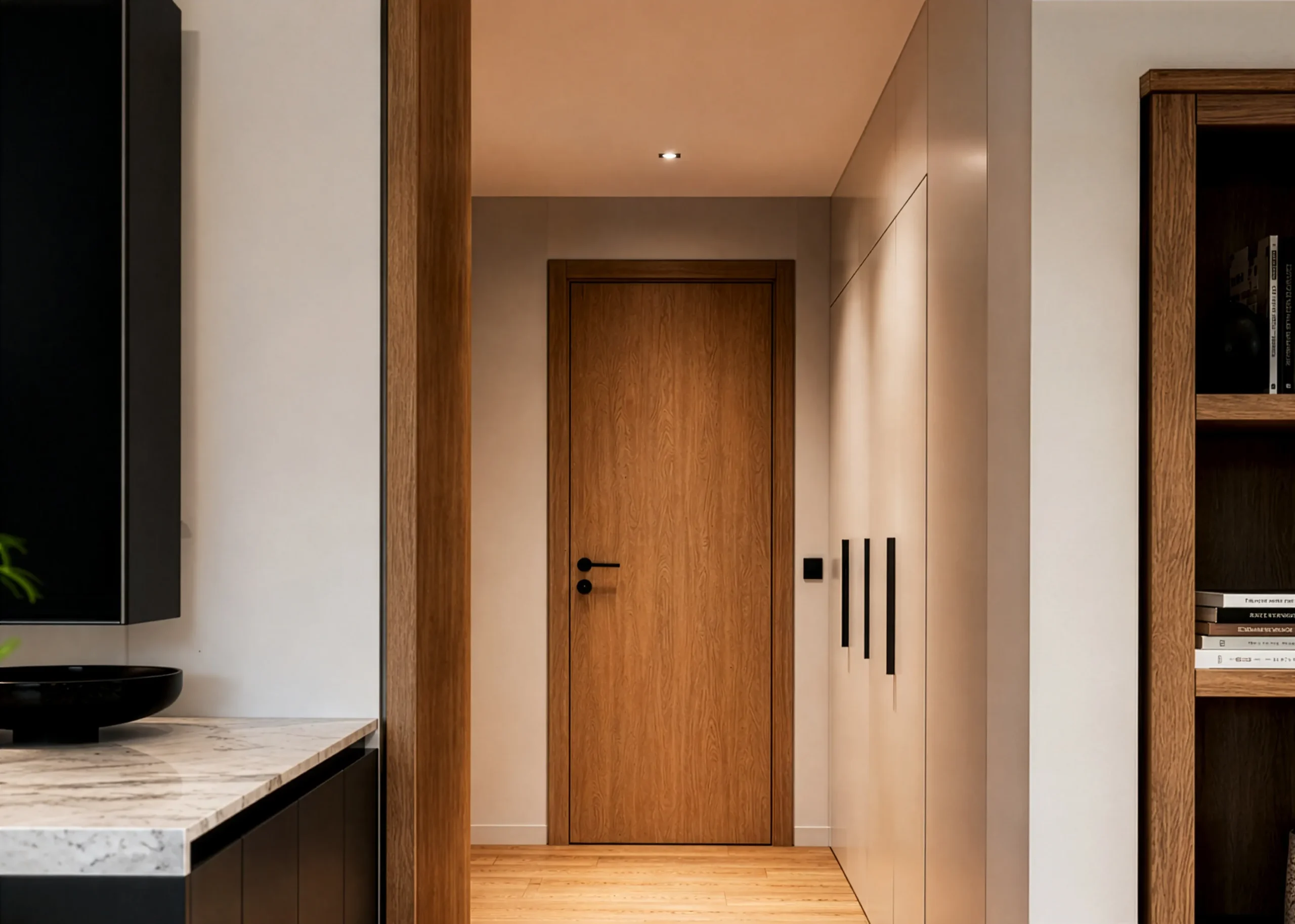 Menuiserie de porte d'entrée sur mesure pour l'isolation et la rénovation énergétique du séjour