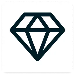 Icône de diamant premium