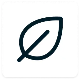 icône d'une feuille signe de l'écologie