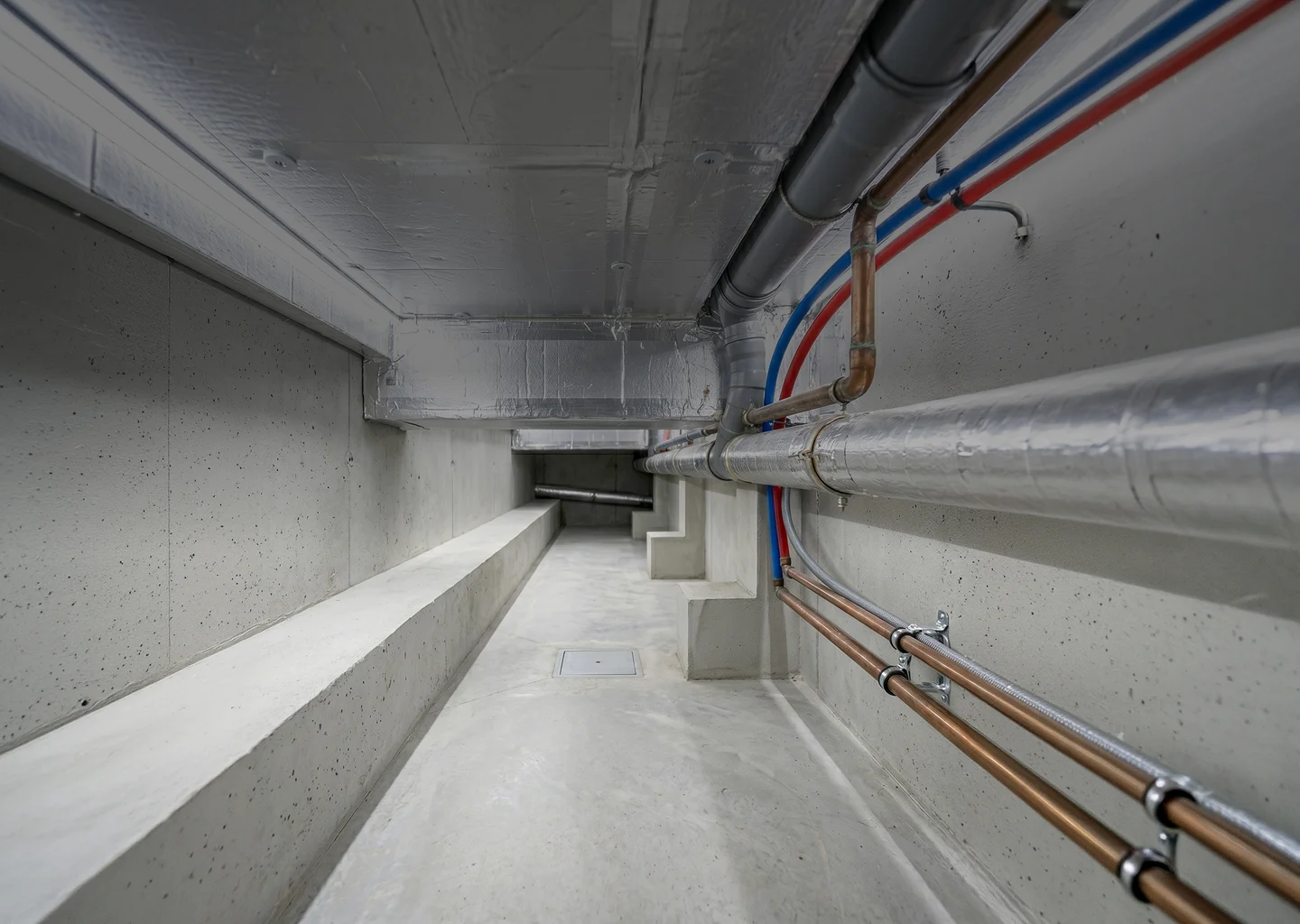 Isolation de vide sanitaire dans un bâtiment tertiaire pour optimisation de la performance énergétique